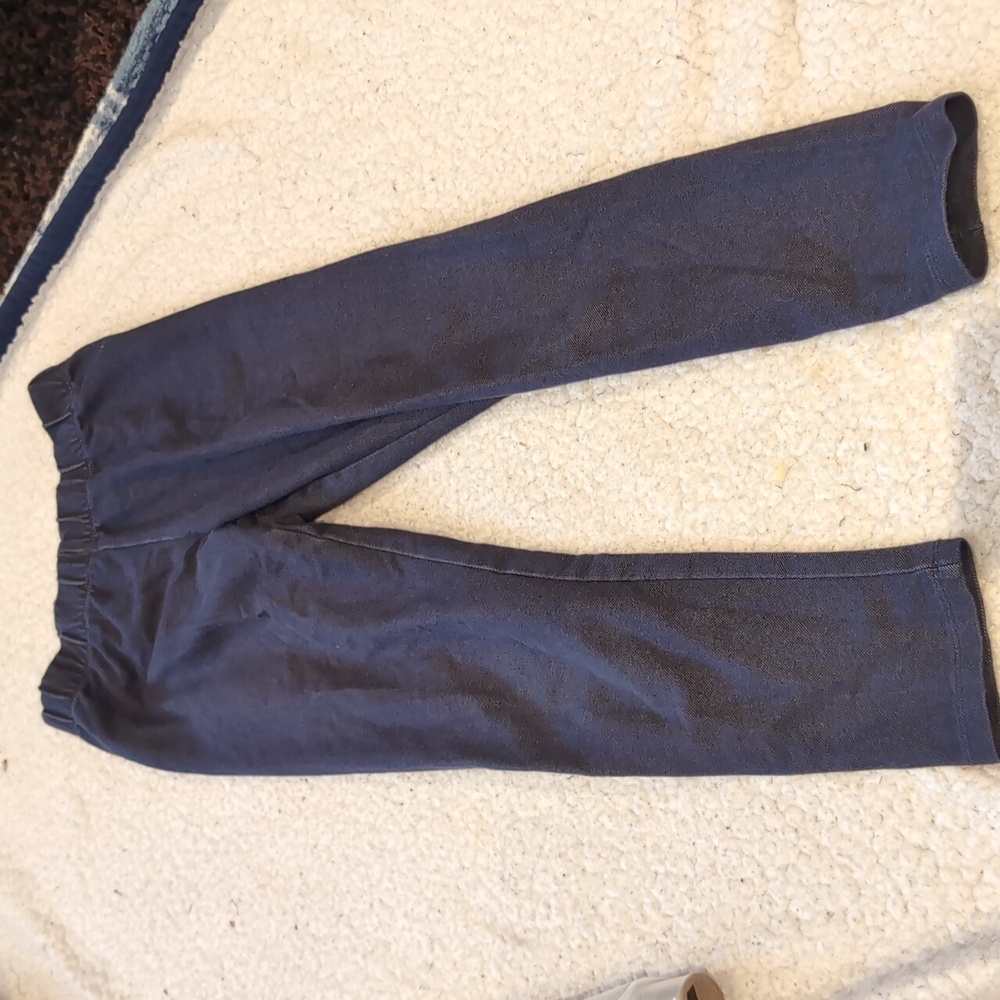 7/8: Vintage Sears Small Navy Blue Leggings